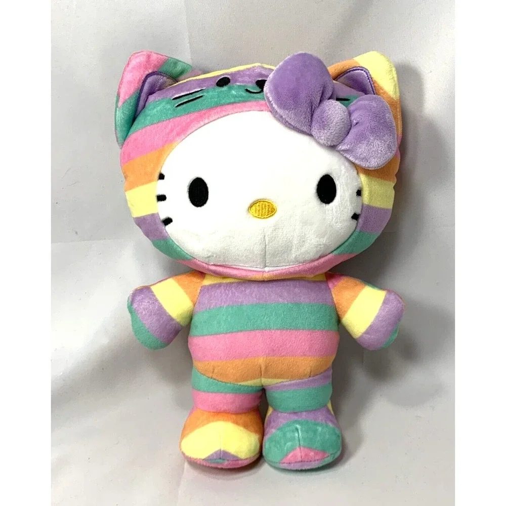 Hello‎ Kitty Plush Rainbow Cat Costume 10 